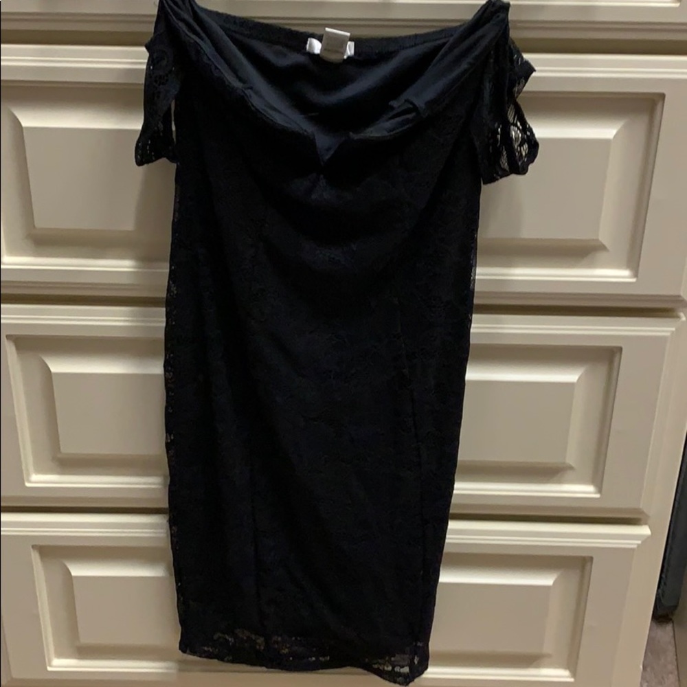 Black Strapless Dress